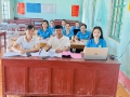 Sáng ngày 30/8/2023 Trường MN Hoa Mai. Tổ chức điều tra phổ cập giáo dục, xóa mù chữ năm 2023
