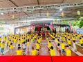 Tập thế dục buổi sáng khởi động cho một ngày mới, giúp cho các bé thêm khoẻ mạnh